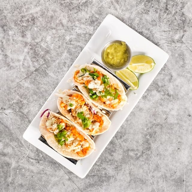 Blackened Shrimp Tacos.