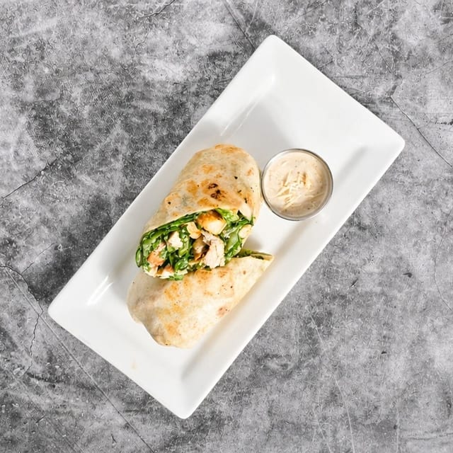 Chicken Caesar Wrap.